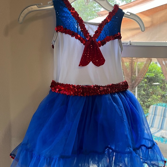 A wish come true "good ship lollipop" dance costume size 5/6 - Picture 2 of 3